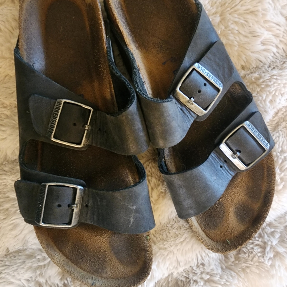 Birkenstock Brown Suede Footbed